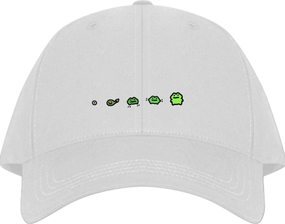 Frog Baseball cap White 32