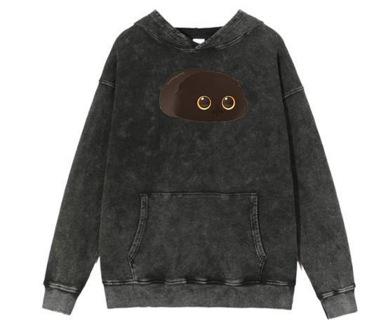 cat Oversize Hoodie Washed 32