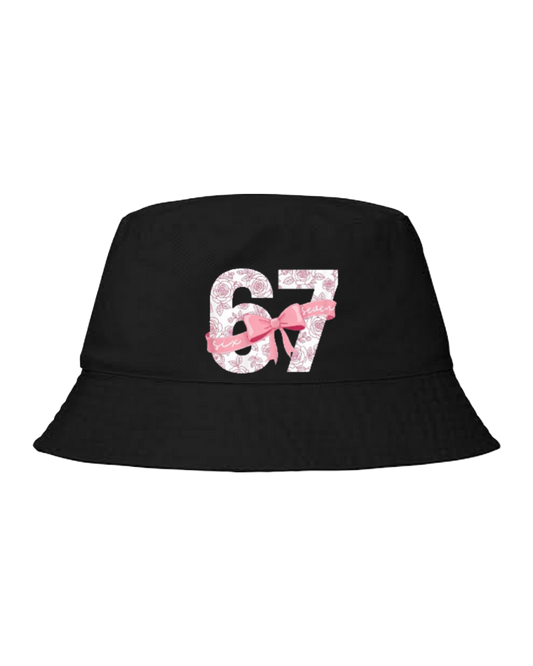 67 designs Bucket hat Fishman hat cap Black 32