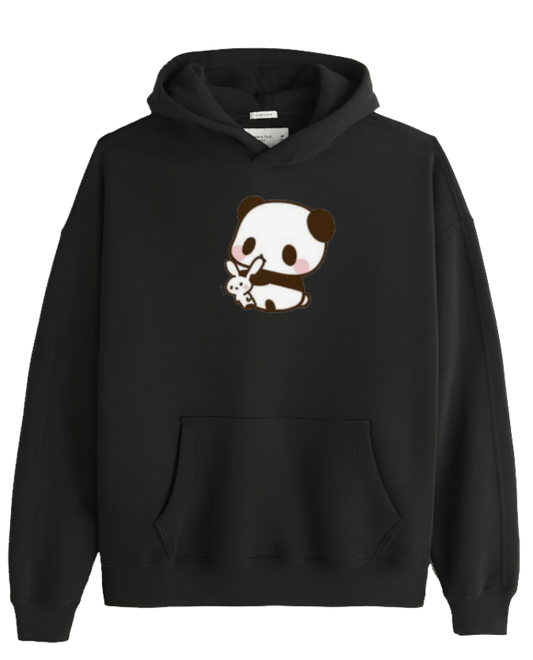 PANDA Oversize Hoodie Black 32
