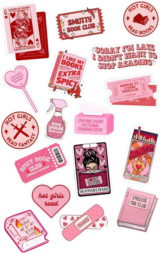 Sticker Hot girls read books 27
