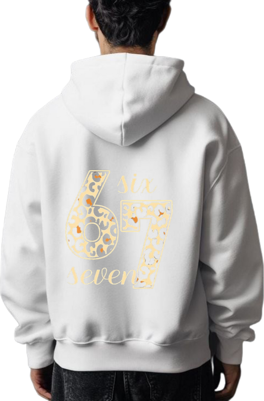designs 67 Oversize Hoodie White Back 32