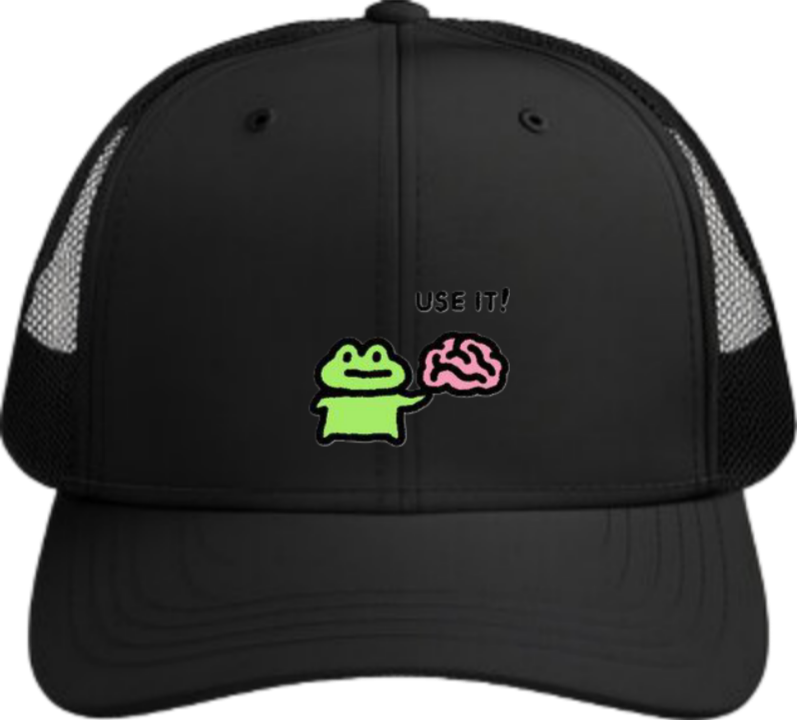 Frog Baseball cap Black 32