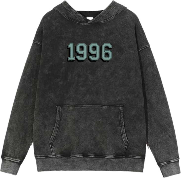 age Oversize  Hoodie Washed gray 1996