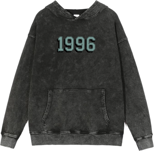 age Oversize  Hoodie Washed gray 1996