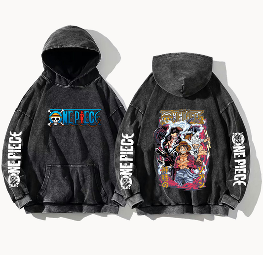 one piece One Size hoodie Washed Back 32