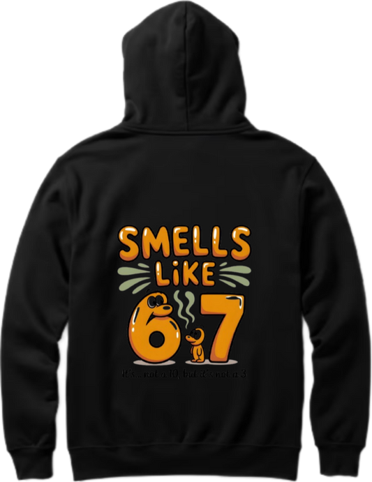 designs 67 Oversize Hoodie Black Back 32
