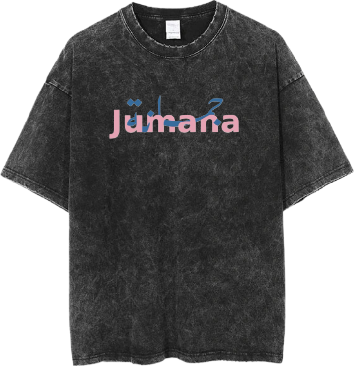 names t- shirt One Size Washed Jumana 32
