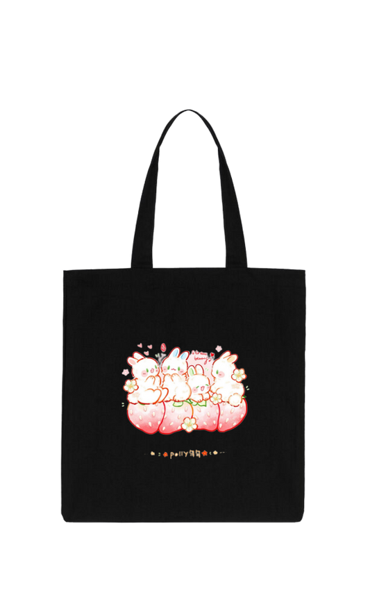 bunny tote bag White 32