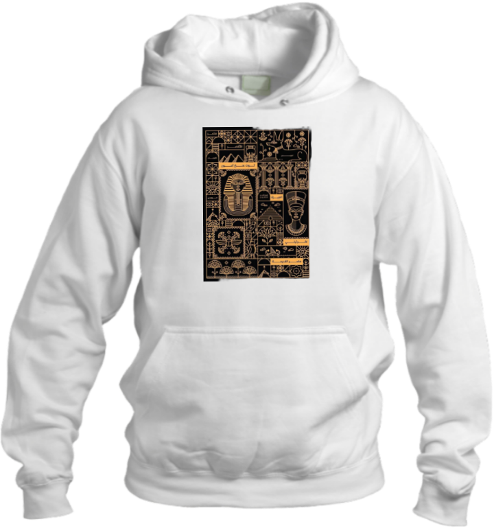 Egypt Over Size hoodie White 32