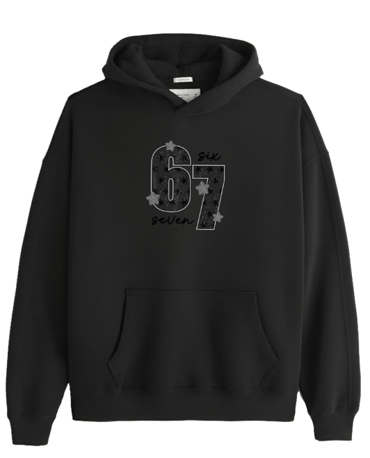 designs 67 Oversize Hoodie Black 32