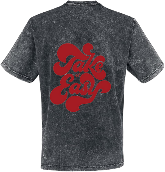 Take It Easy t- shirt One Size Washed Back 32