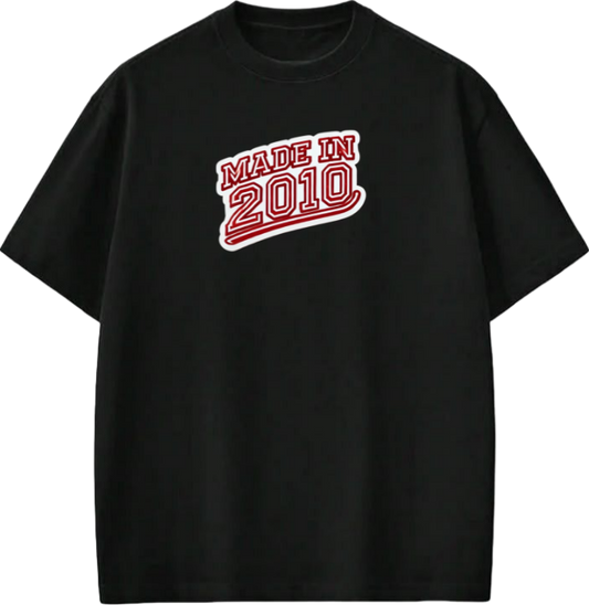 age t- shirt Black  2010