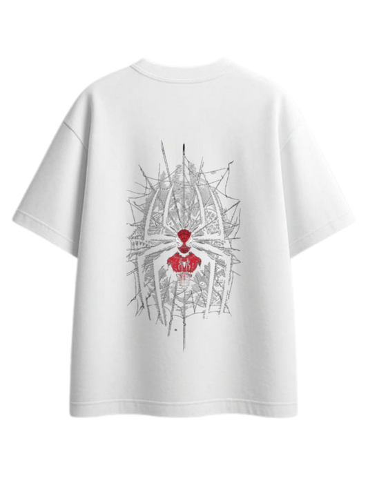 Spiderman t- shirt One Size White Back 32