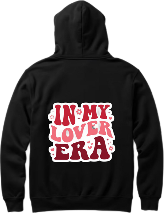 VaIentine coupIe Oversize Hoodie Black Back 32