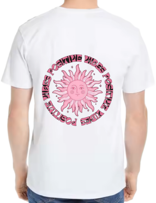 Good Vibes Vibes t- shirt One Size White back 33