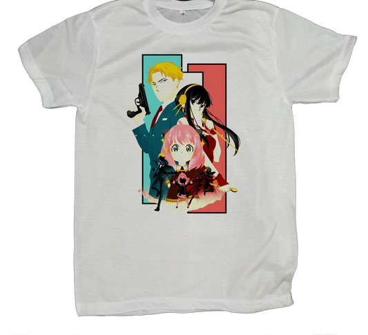 Spy × Family t- shirt fat White 8