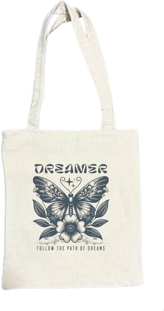 butterflies tote bag Beige 33