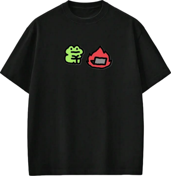 Frog One Size t- shirt Black 33