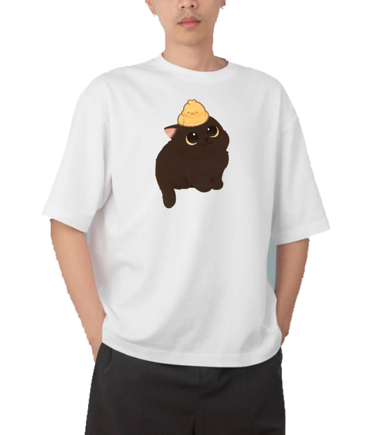 cat One Size t- shirt White 33