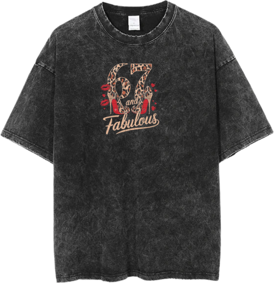 67 designs One Size t- shirt Washed 33