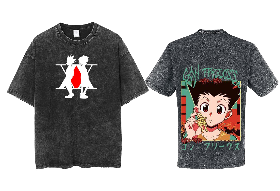 Hunter × Hunter t- shirt One Size Washed Back 33