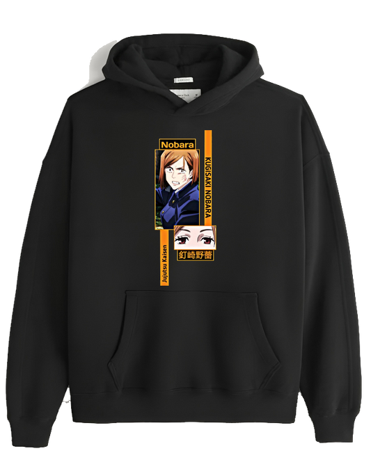 jujutsu kaisen GOJO Oversize  Hoodie Black 33
