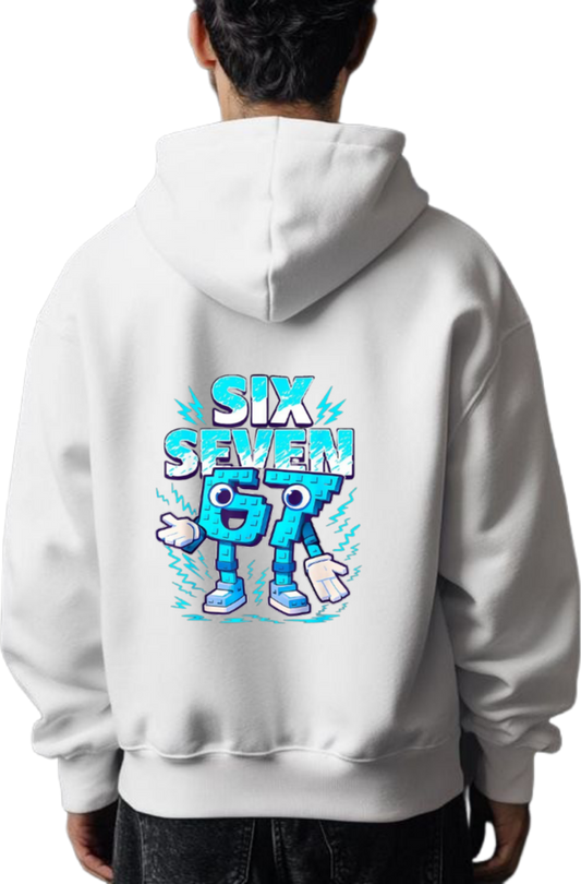 designs 67 Oversize Hoodie White Back 33