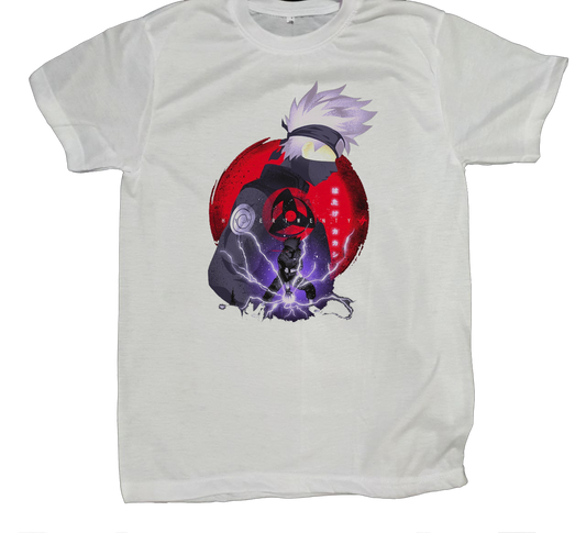 Naruto Shippuden t- shirt fat White 33