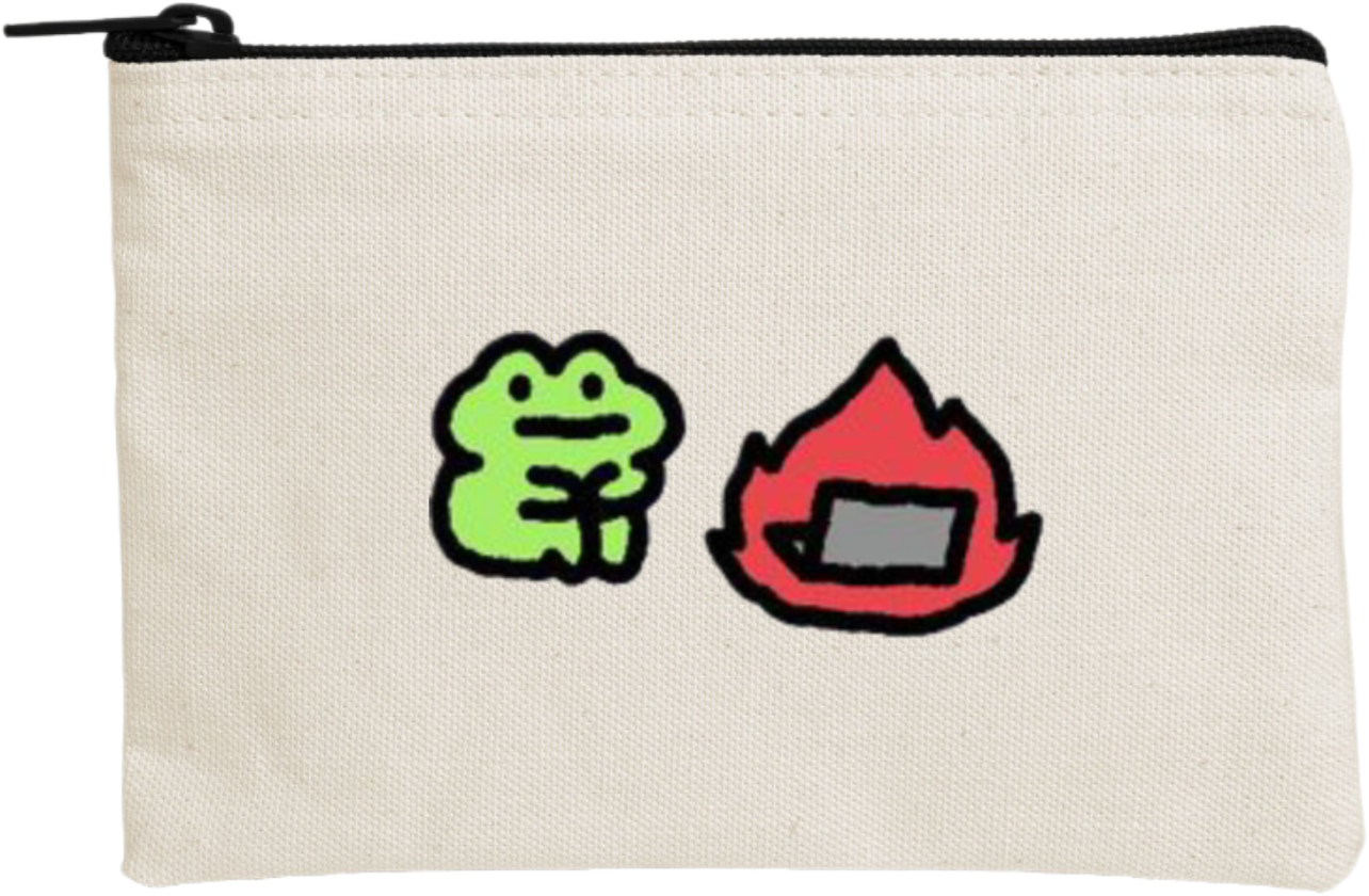 Frog wallet pencil case Beige 33