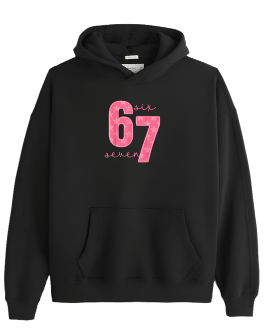 designs 67 Oversize Hoodie Black 33