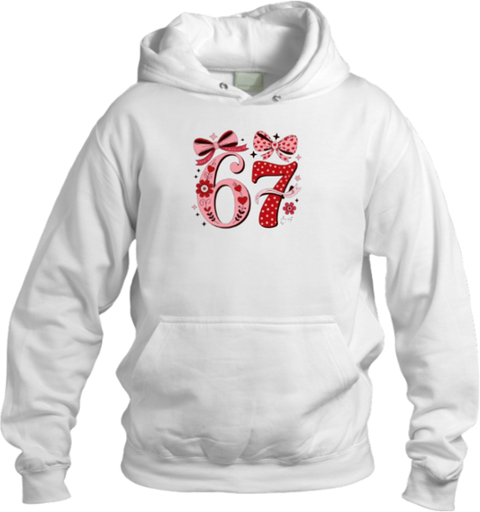 designs 67 Oversize Hoodie White 33