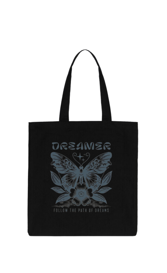butterflies tote bag Black 33