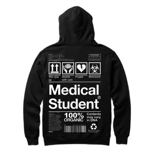 Medical Student Back text oversize hoodie back 33