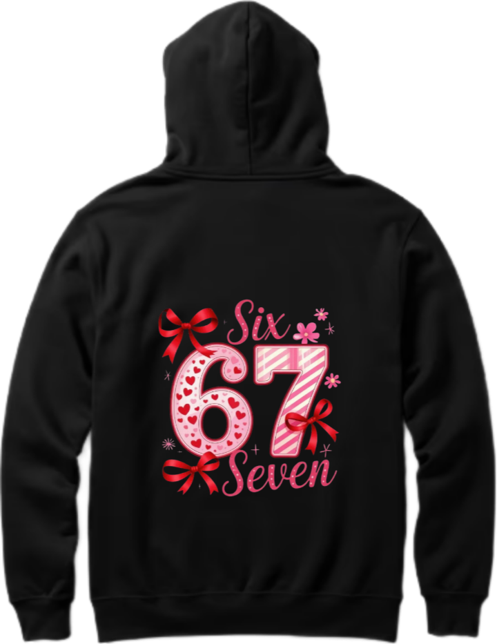 designs 67 Oversize Hoodie Black Back 33