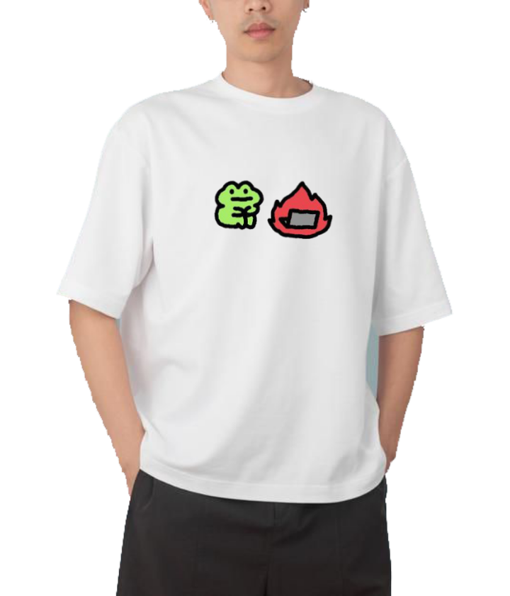 Frog One Size t- shirt White 33