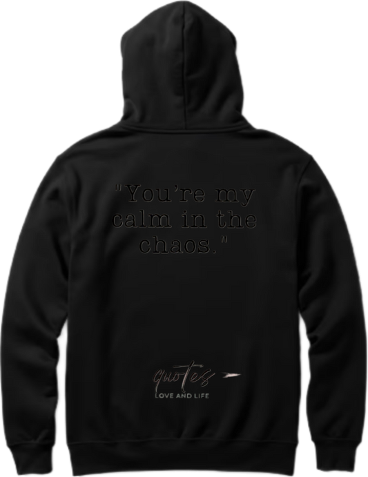 VaIentine coupIe Oversize Hoodie Black Back 33