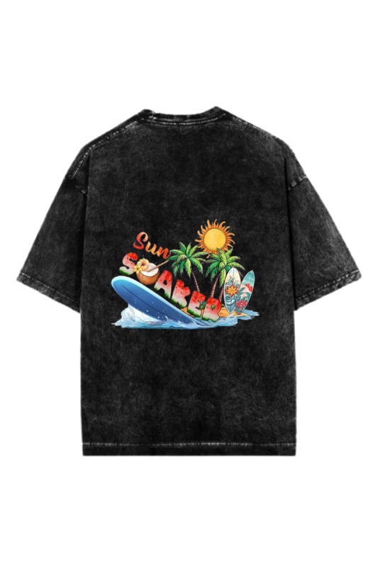 Summer Vibes One Size t- shirt Washed Back 34