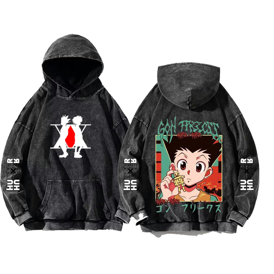 Hunter × Hunter One Size hoodie Washed Back 33