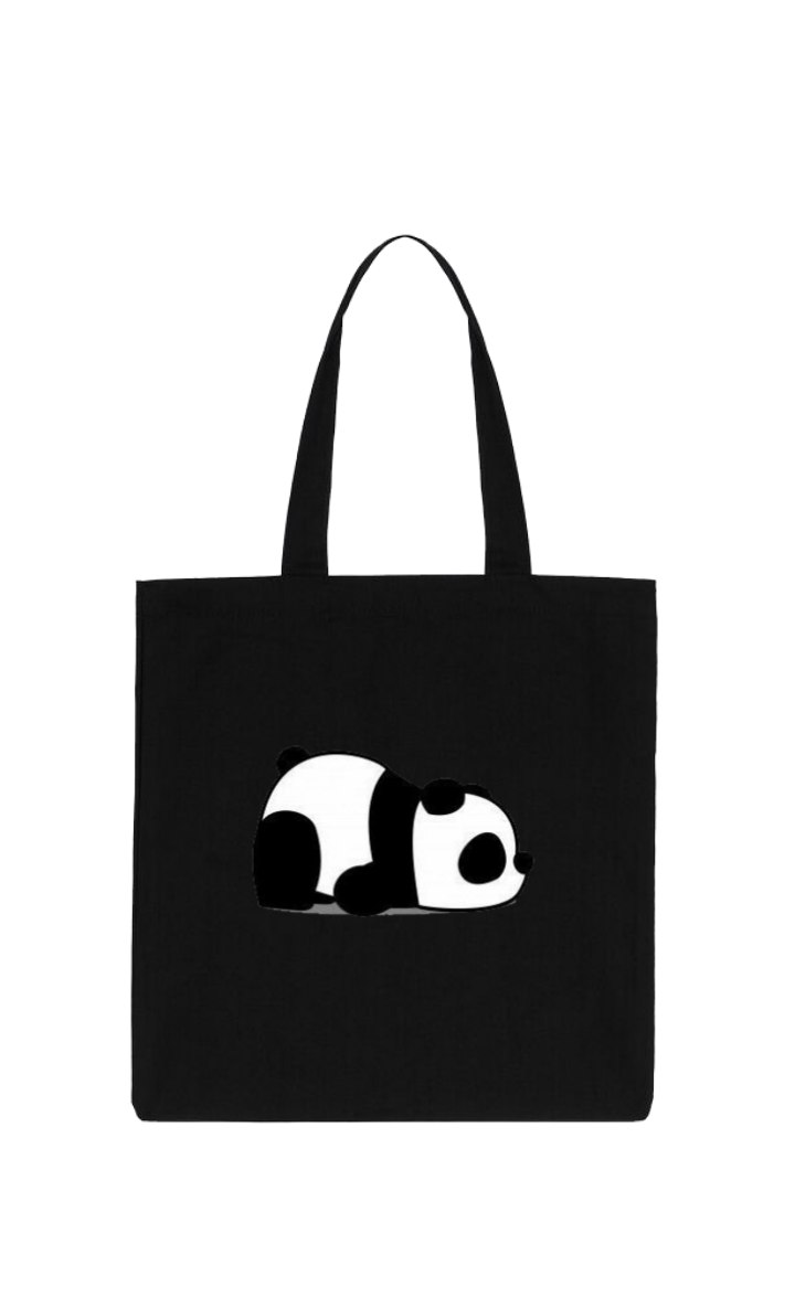 PANDA tote bag Black 33
