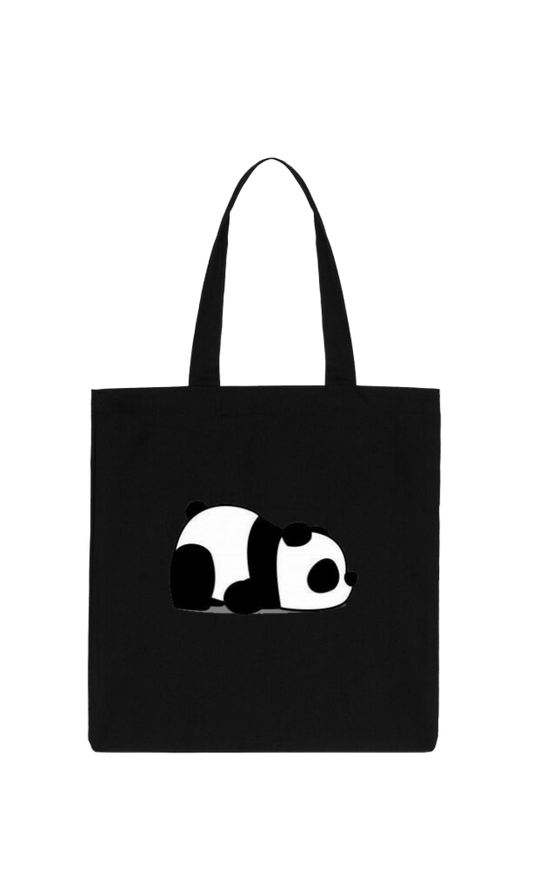 PANDA tote bag Black 33