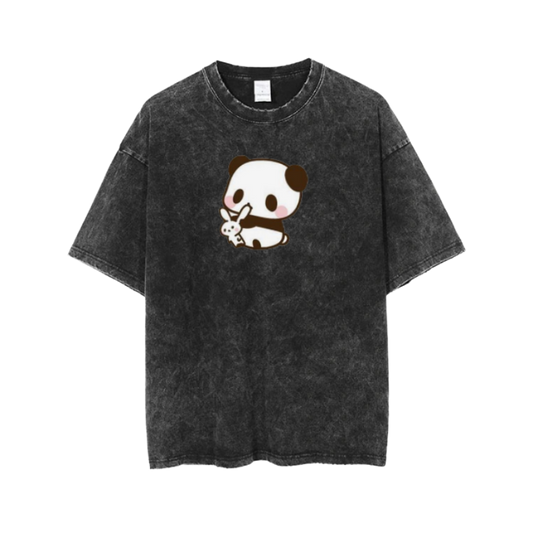PANDA One Size t- shirt Washed 33