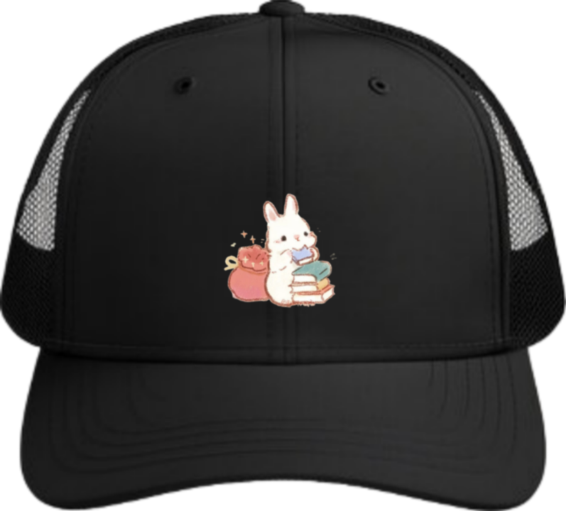 bunny Baseball cap Black 33