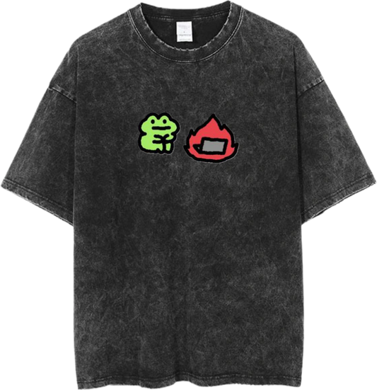 Frog One Size t- shirt Washed 33