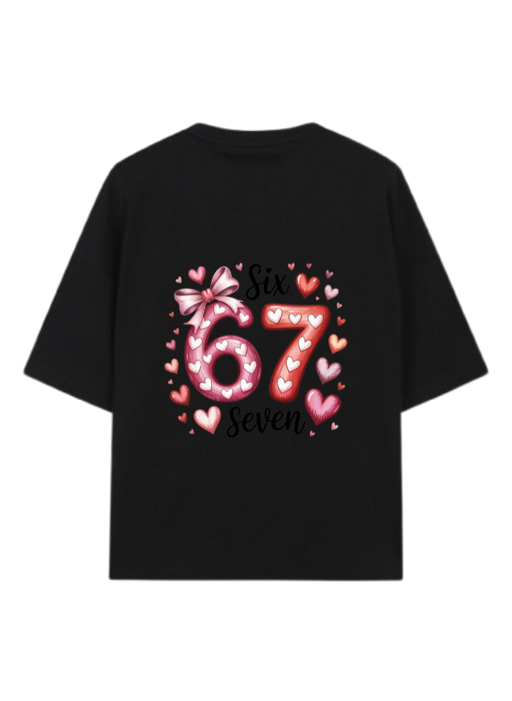 67 designs One Size t- shirt Black Back 32
