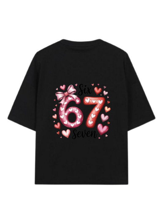 67 designs One Size t- shirt Black Back 32