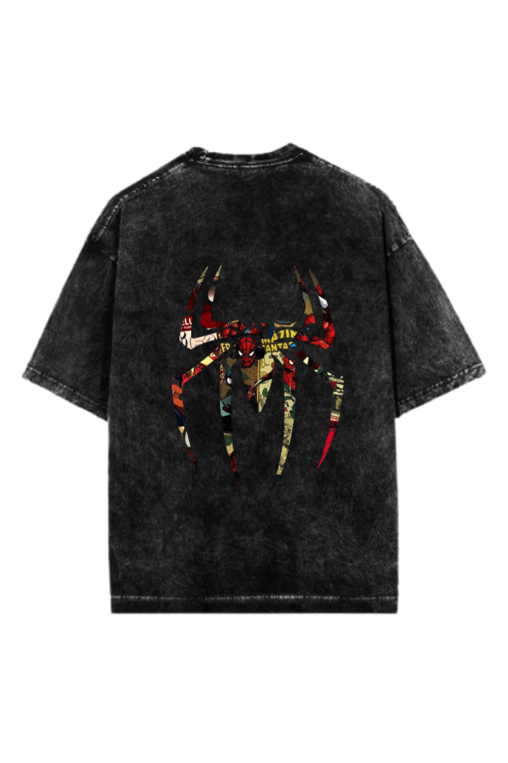 Spiderman t- shirt One Size Washed Back 33
