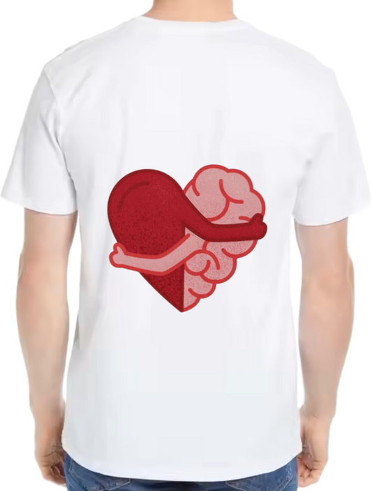Mental and emotional t- shirt One Size White back 33