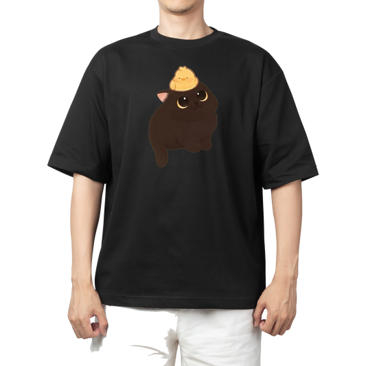 cat One Size t- shirt Black 33