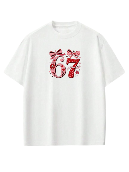 67 designs One Size t- shirt White 33